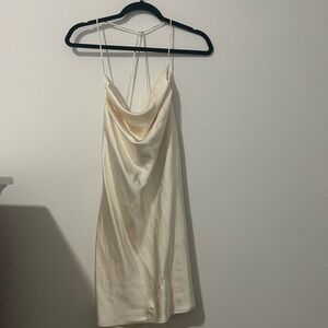 Zara Cream Slip Dress